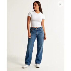 Abercrombie & Fitch Blue Boyfriend Jeans